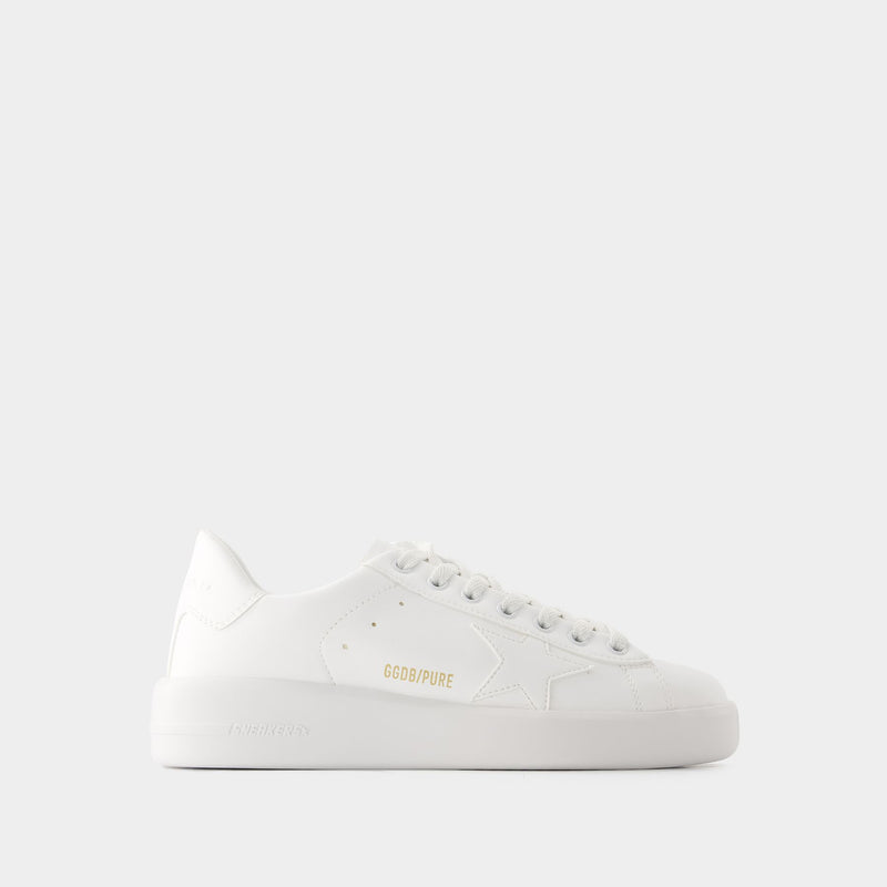 Pure Star Sneakers - Golden Goose - Leather - Optic White