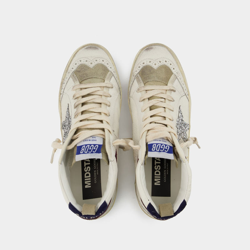 Mid Star Sneakers - Golden Goose - Multi - Rubber