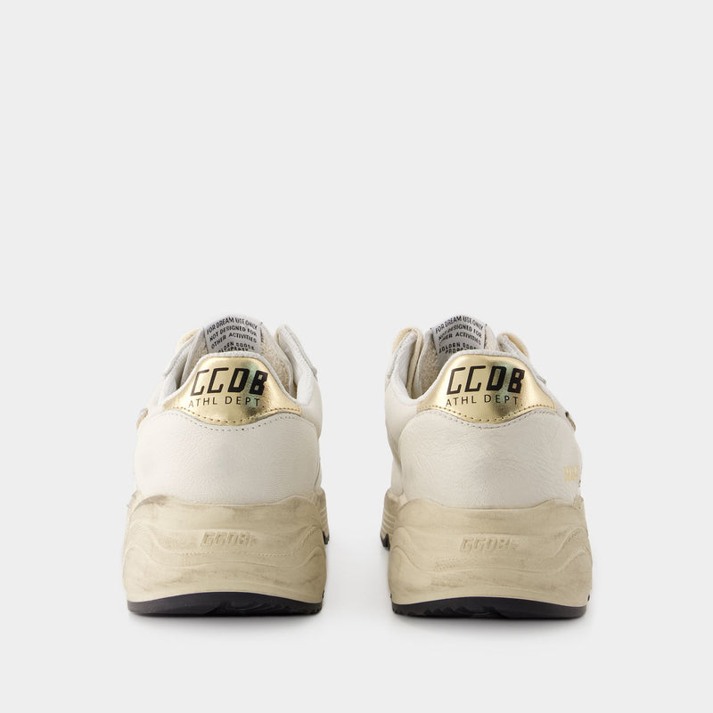 Running Sneakers - Golden Goose - Leather - White