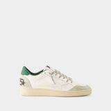 Ball Star Sneakers - Golden Goose Deluxe Brand - Leather - White/Green