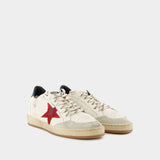 Ball Star Sneakers - Golden Goose Deluxe Brand - Leather - White