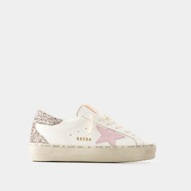 Hi Star Sneakers - Golden Goose Deluxe Brand - Leather - White