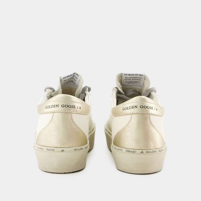 Hi Star Sneakers - Golden Goose Deluxe Brand - Leather - White