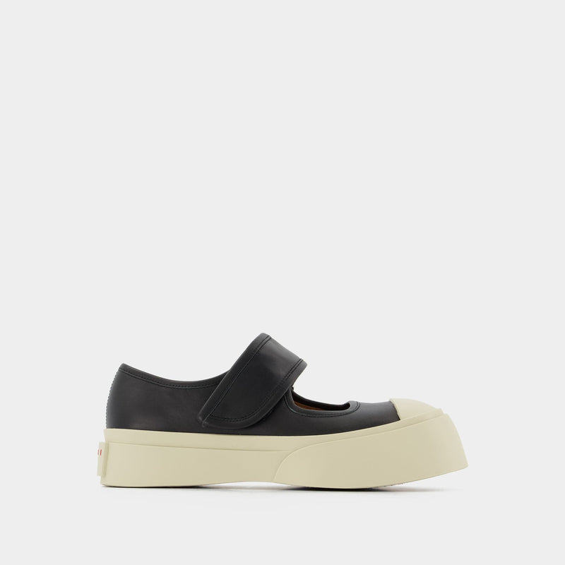 直営店☆MARNI☆ PABLO MARY JANE タッチストラップ スニーカー Pablo Mary-Jane - Marni - Black - Leather