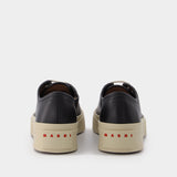 Pablo Lace-Up Sneakers - Marni - Black - Leather