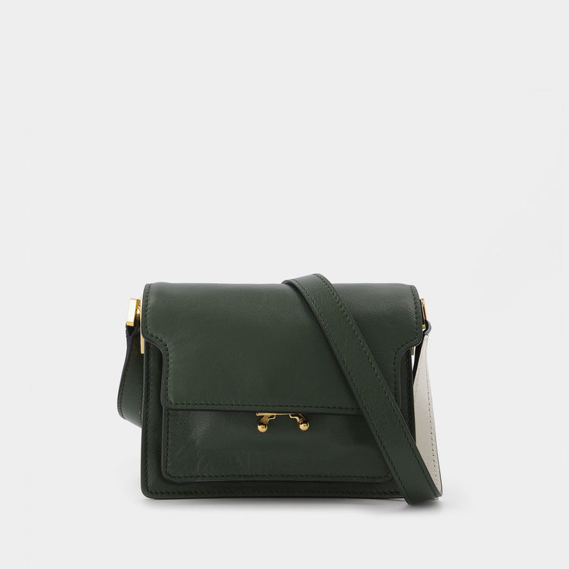 Trunk Soft Mini Bag in Khaki Leather