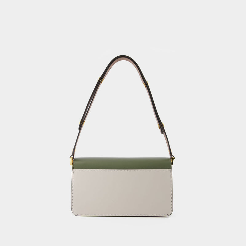 【関税&送料込み】Marni 'New Trunk' Ivory Leather Crossbod Trunk Ew Crossbody - Marni - Multi - Leather