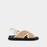 Fussbett Sandals - Marni - Multi - Leather