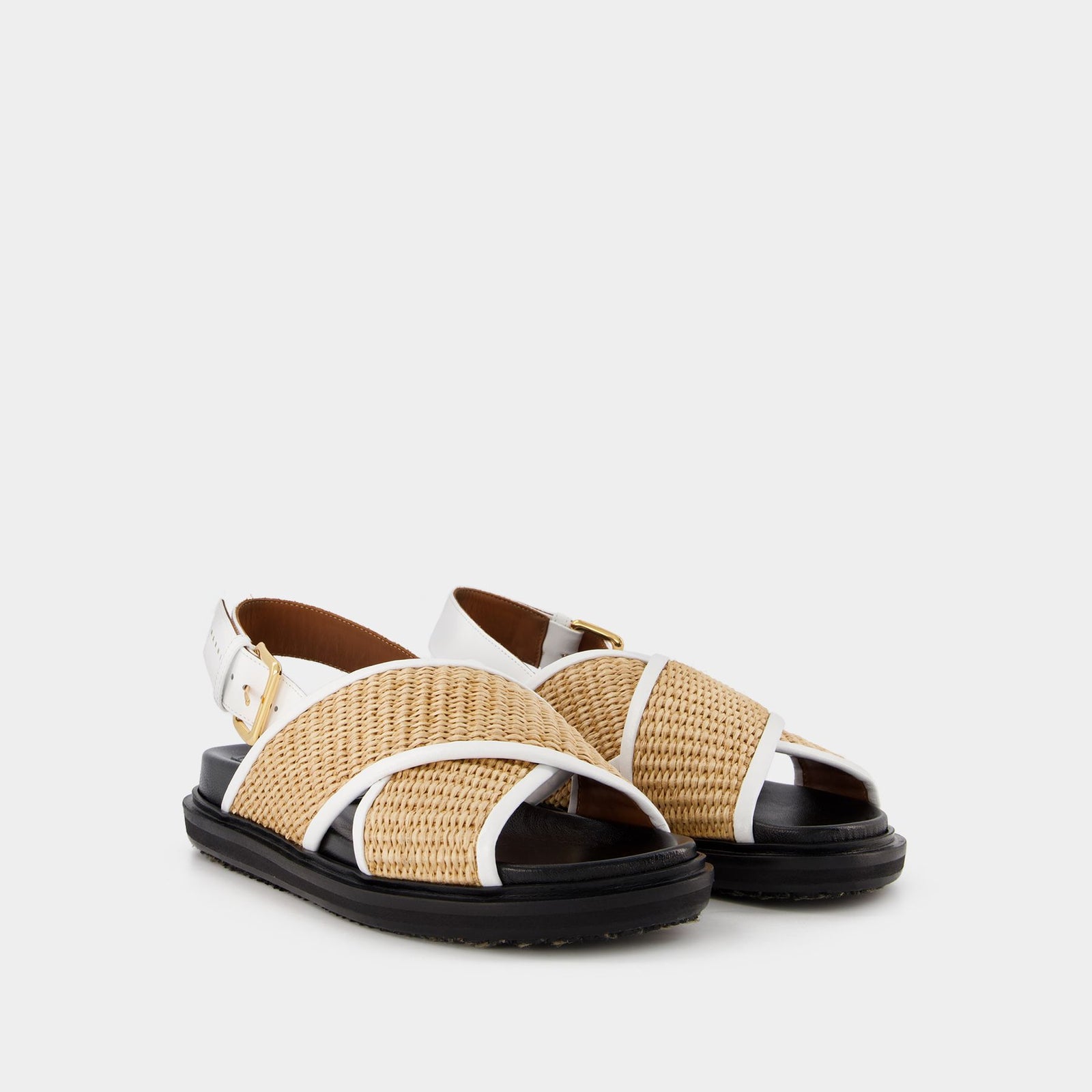 Fussbett Sandals - Marni - Multi - Leather Fussbett Sandals - Marni - Multi - Leather