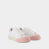 Dada Bumper Sneakers - Marni - Lilly White/Light Pink - Leather