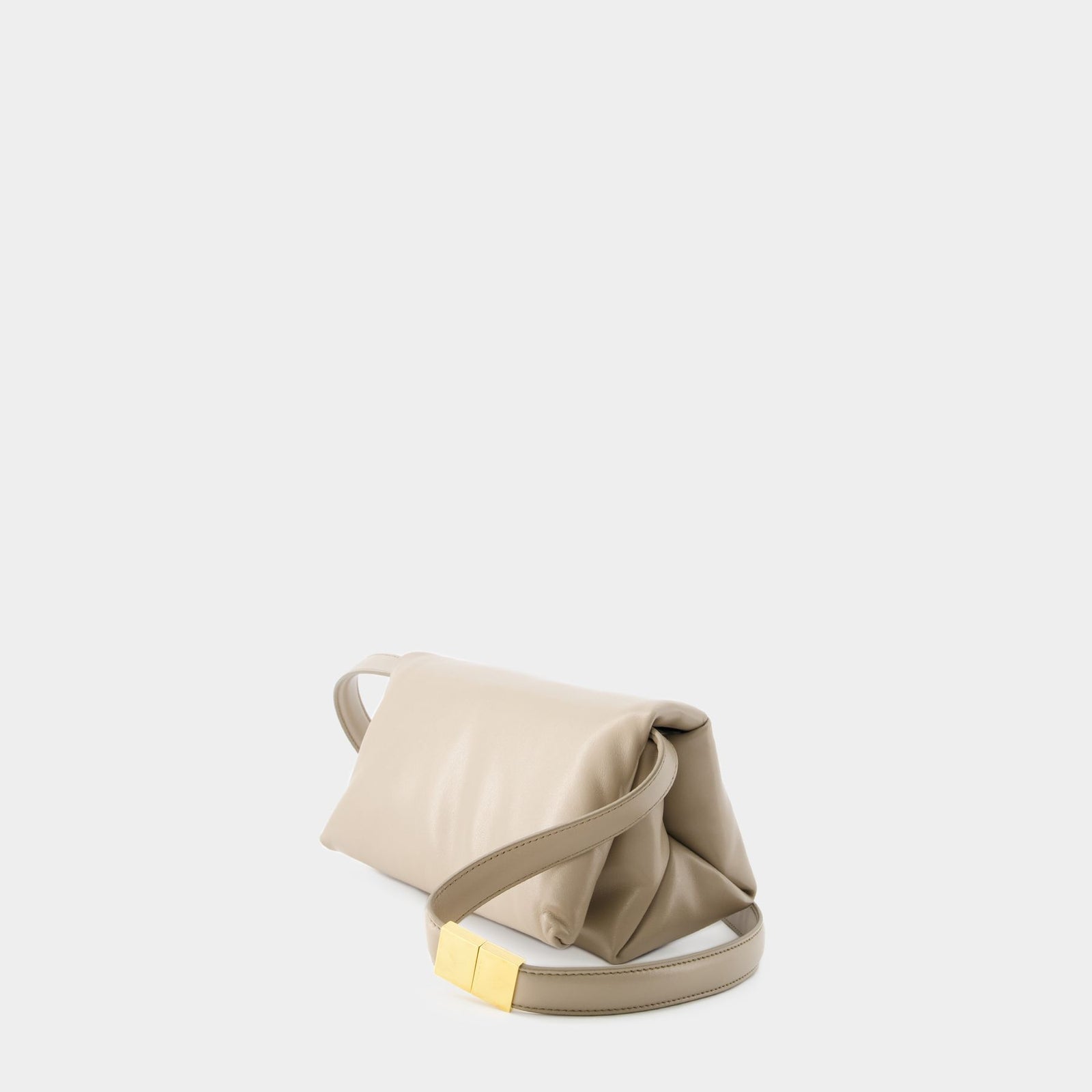 【関税込み】Hobo Prisma Bag - Marni - Leather - Beige Hobo Small Prisma Bag - Marni - Leather - Beige