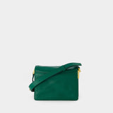 Mini Trunk Hobo Bag - Marni - Leather - Green