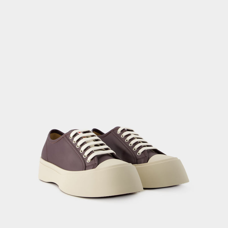 Pablo Sneakers - Marni - Leather - Cacao