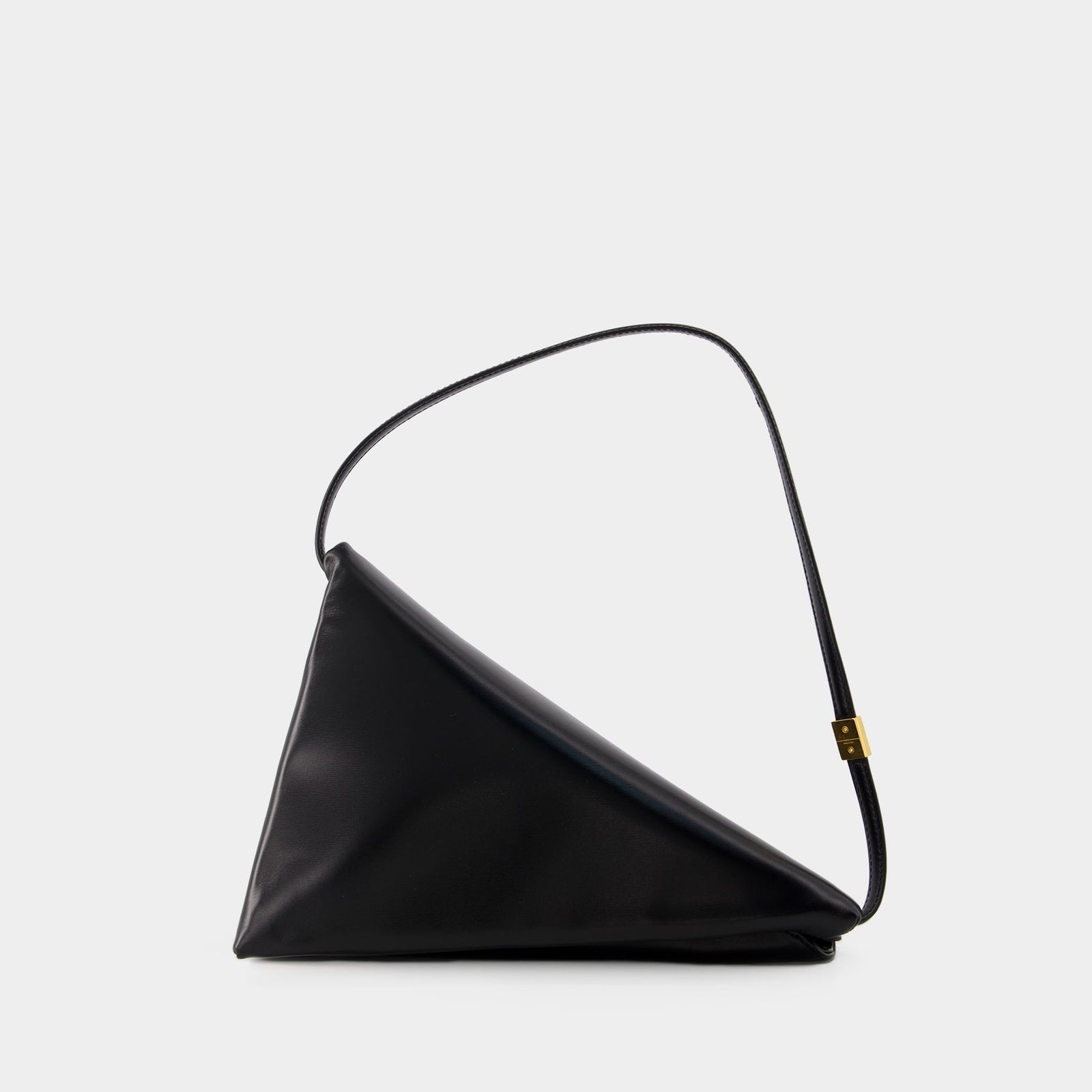 ★MARNI★ Prisma Triangle Back Black SBMP0142U0P603900N99 SB Prisma Triangle Bag - Marni - Leather - Black