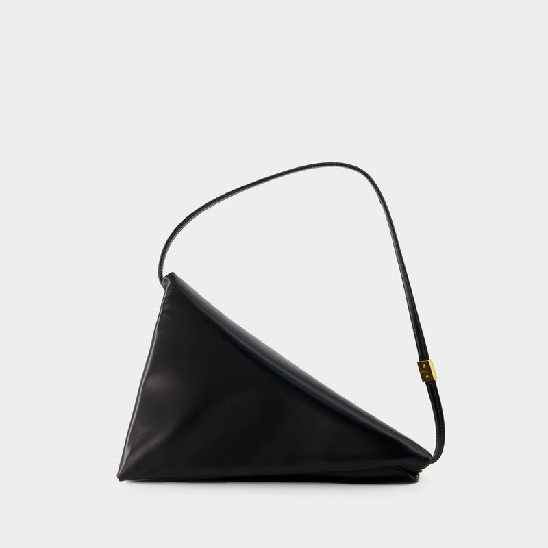 Prisma Triangle Bag  - Marni - Leather - Black