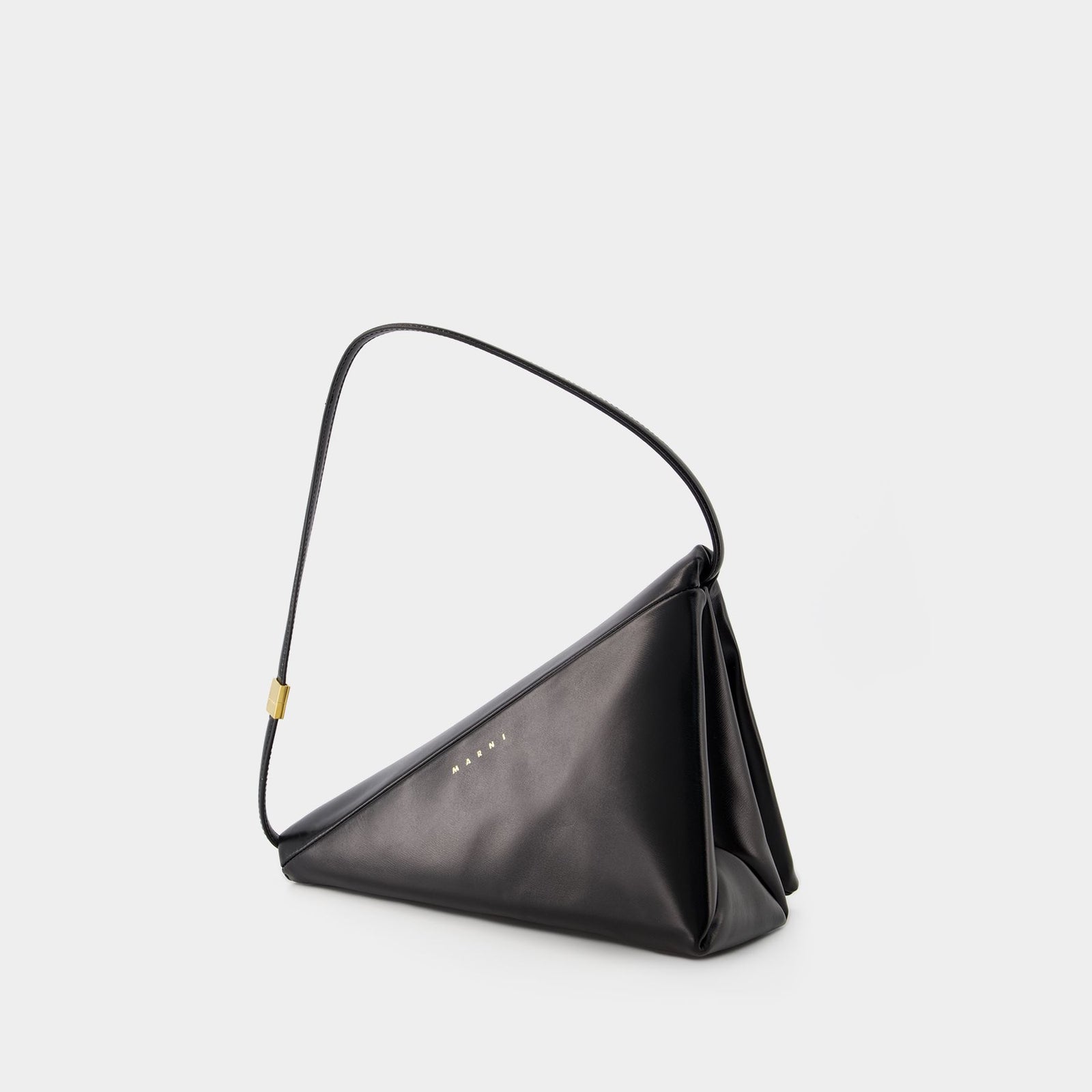 Prisma Triangle Bag - Marni - Leather - Black