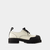 Dada Derbies - Marni - Leather - Stone White