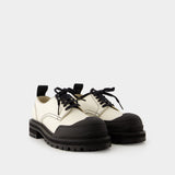 Dada Derbies - Marni - Leather - Stone White