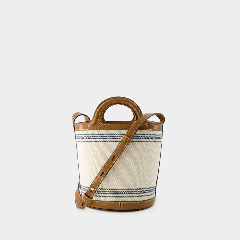 Tropicalia Mini Bucket Bag - Marni - Cotton - Beige