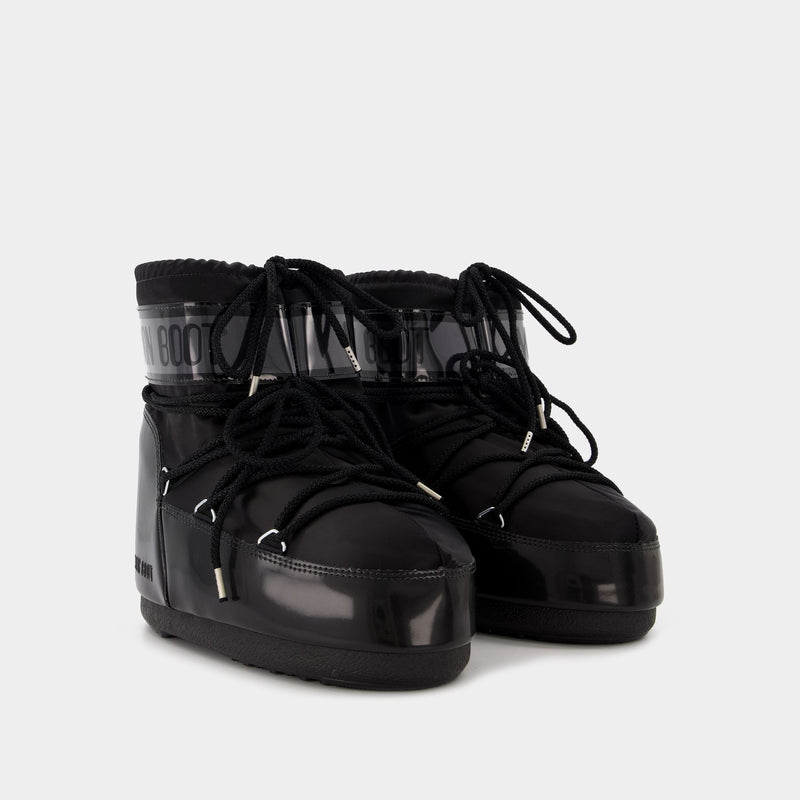 Moon Boot Icon Low Glance in Black