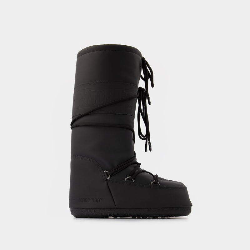 Moon Boot Icon Rubber in Black