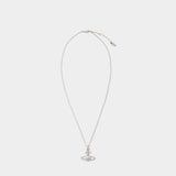 Mayfair Bas Relief Necklace - Vivienne Westwood - Brass - Silver