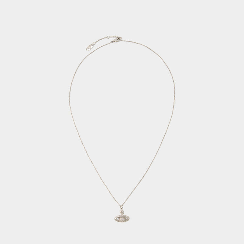 Vivienne Westwood: Silver Grace Small Pendant Necklace | SSENSE