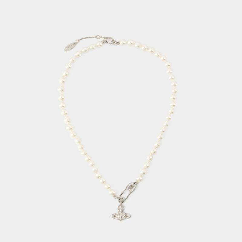VIVIENNE WESTWOOD JEWELLERY Kika silver-toned brass and crystal pendant  necklace | Vivienne westwood jewellery, Crystal necklace pendant, Crystal  pendant