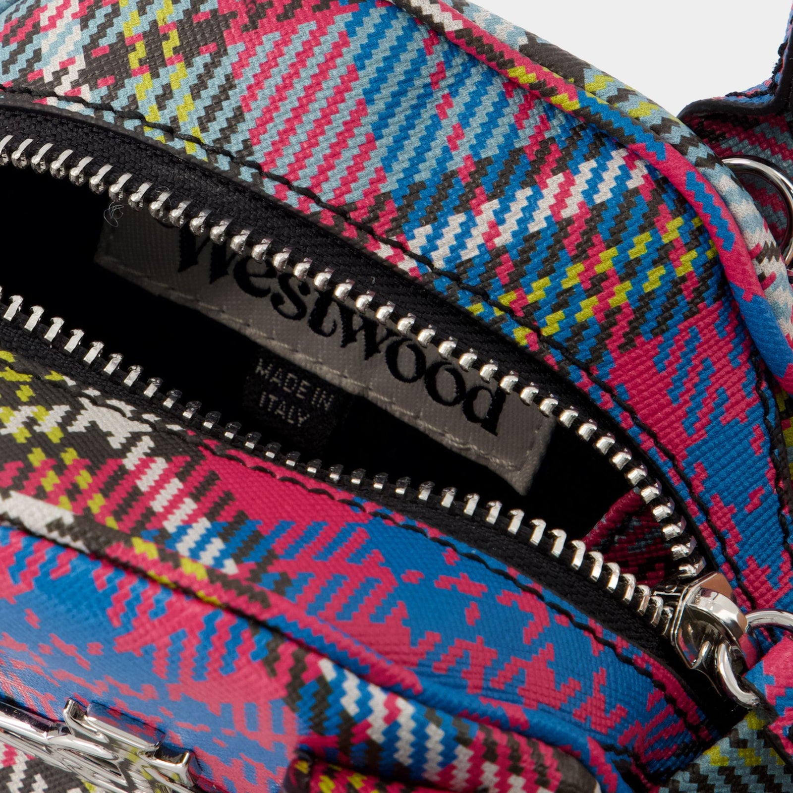 Biogreen Saffiano Printed Mini Yasmine Crossbody - Vivienne