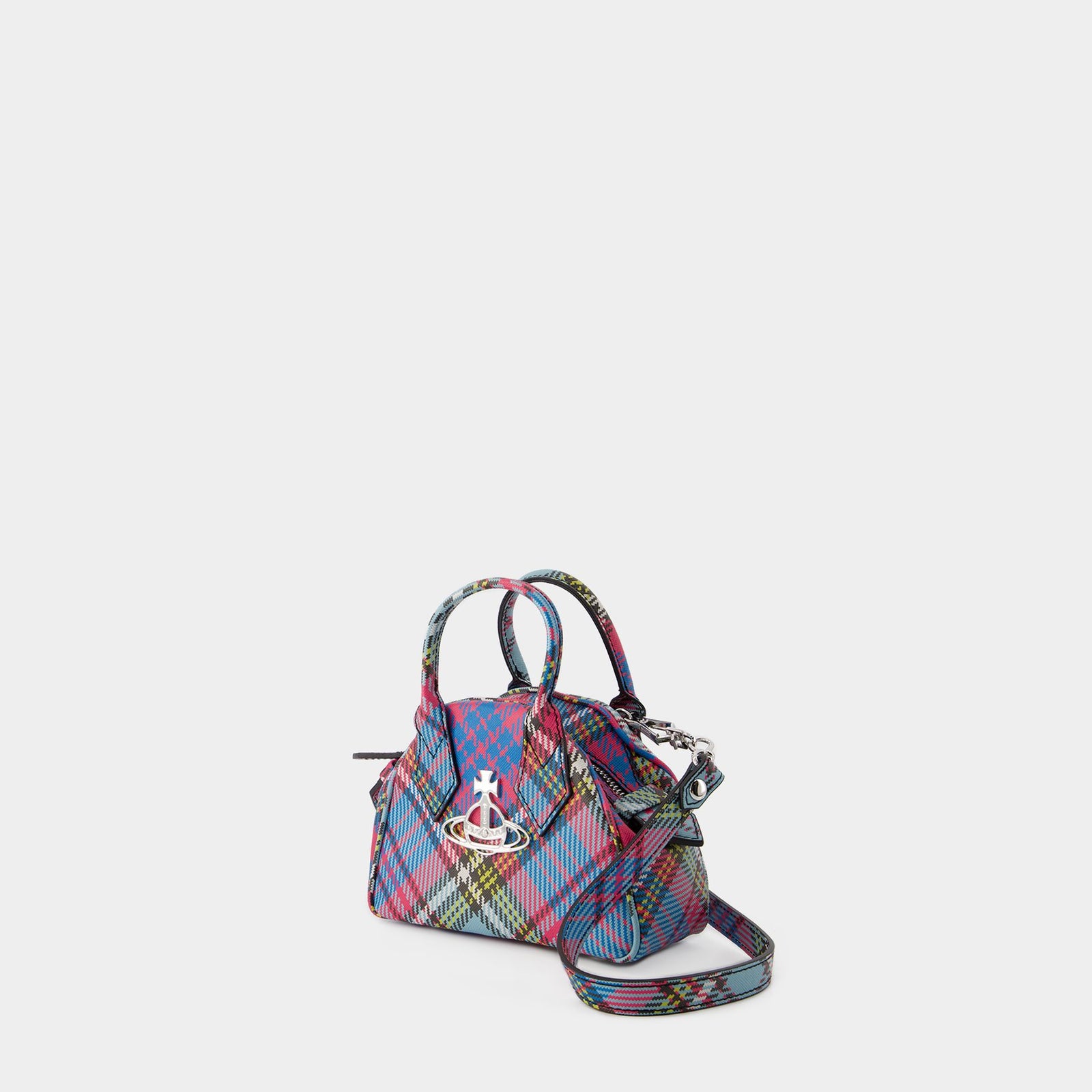 Biogreen Saffiano Printed Mini Yasmine Crossbody - Vivienne Westwood -