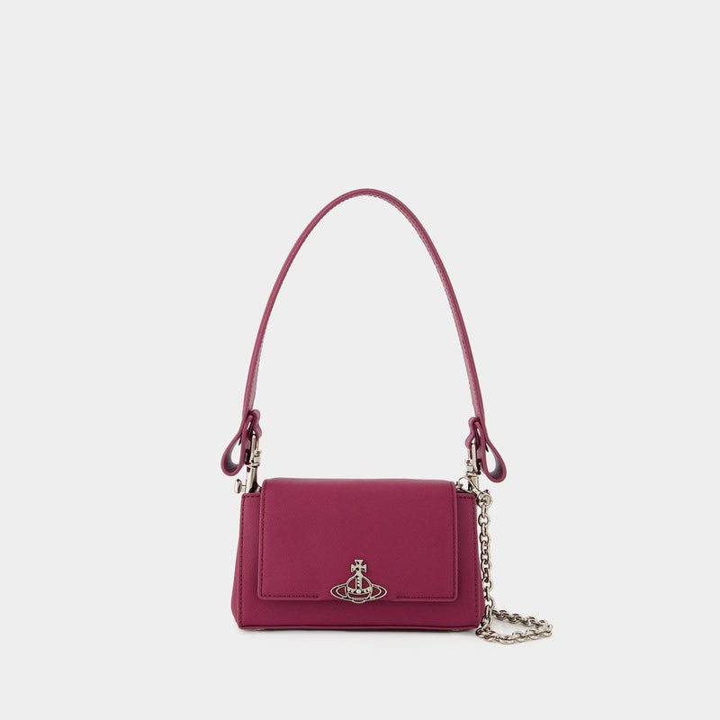 Hazel Small Handbag - Vivienne Westwood - Leather - Purple