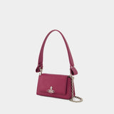 Hazel Small Handbag - Vivienne Westwood - Leather - Purple