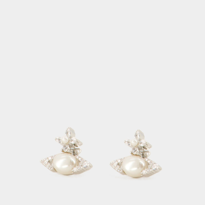 Ada Earrings - Vivienne Westwood - Brass - Silver