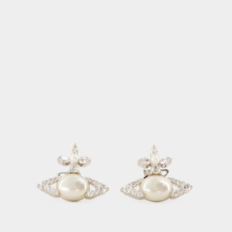 Ada Earrings - Vivienne Westwood - Brass - Silver