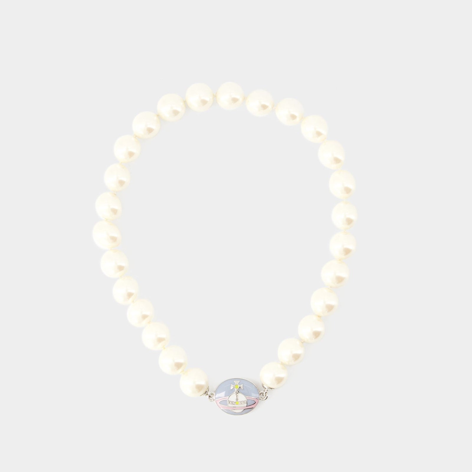 【関税&送料込】Vivienne Westwood Loelia Necklace Vivienne Westwood Accessories White Loelia Necklace | Jules B