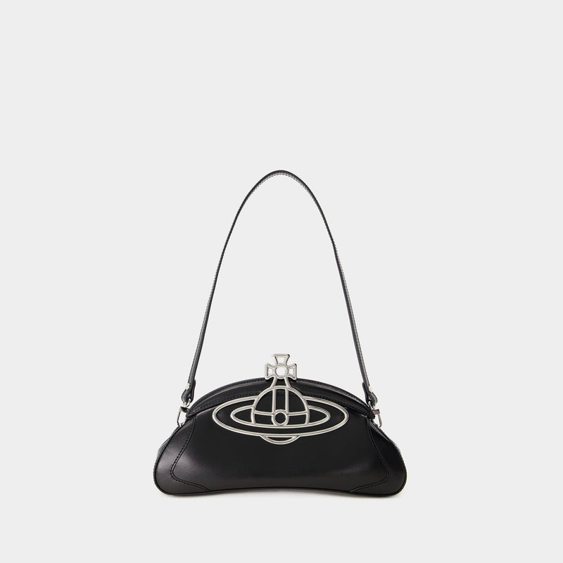 Amber Clutch - Vivienne Westwood - Leather - Black