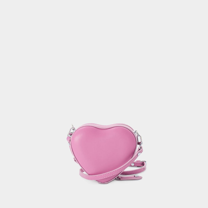 Mini Heart Crossbody - Vivienne Westwood - Leather - Pink