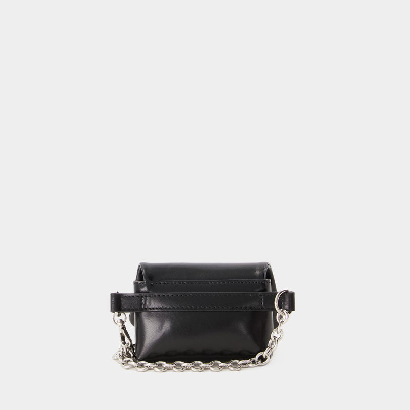 Mirage Mini Courtney Wallet On Chain - Vivienne Westwood - Leather - Black