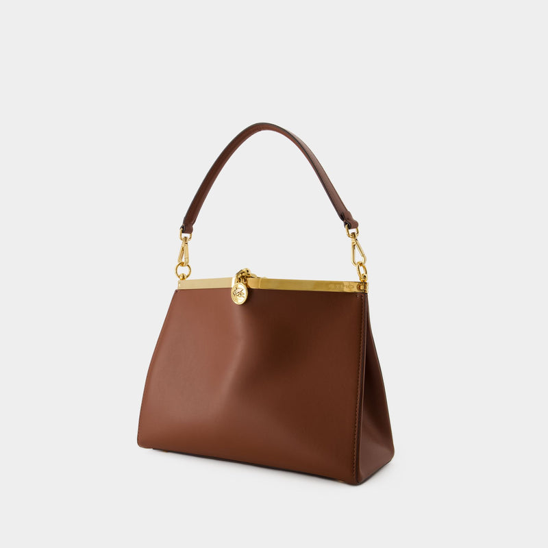 Vela Sholuder Bag - Etro - Leather - Brown