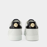 Portofino Sneakers - Dolce & Gabbana -  White/Gold - Leather