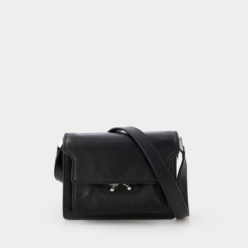 Trunk Soft Mini Crossbody - Marni - Black - Leather