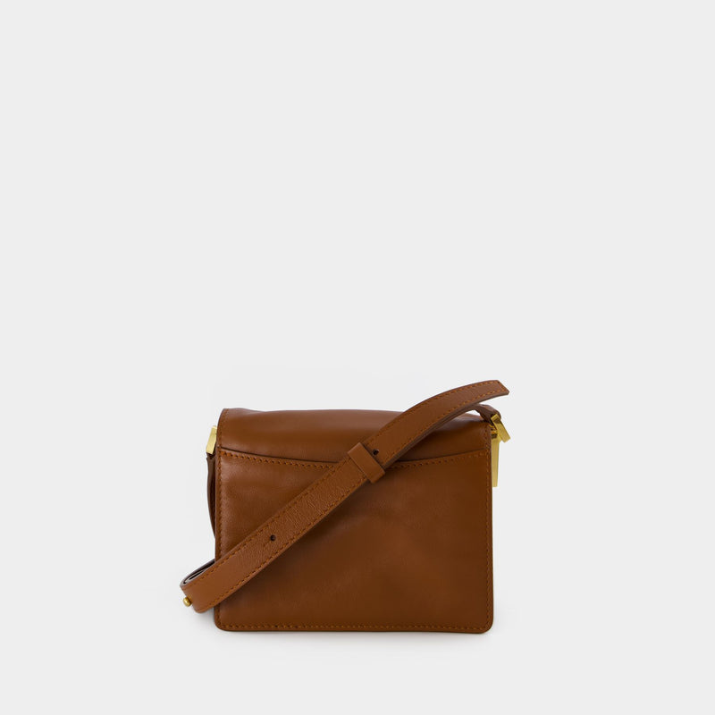 Marni Brown Mini Soft Trunk Bag