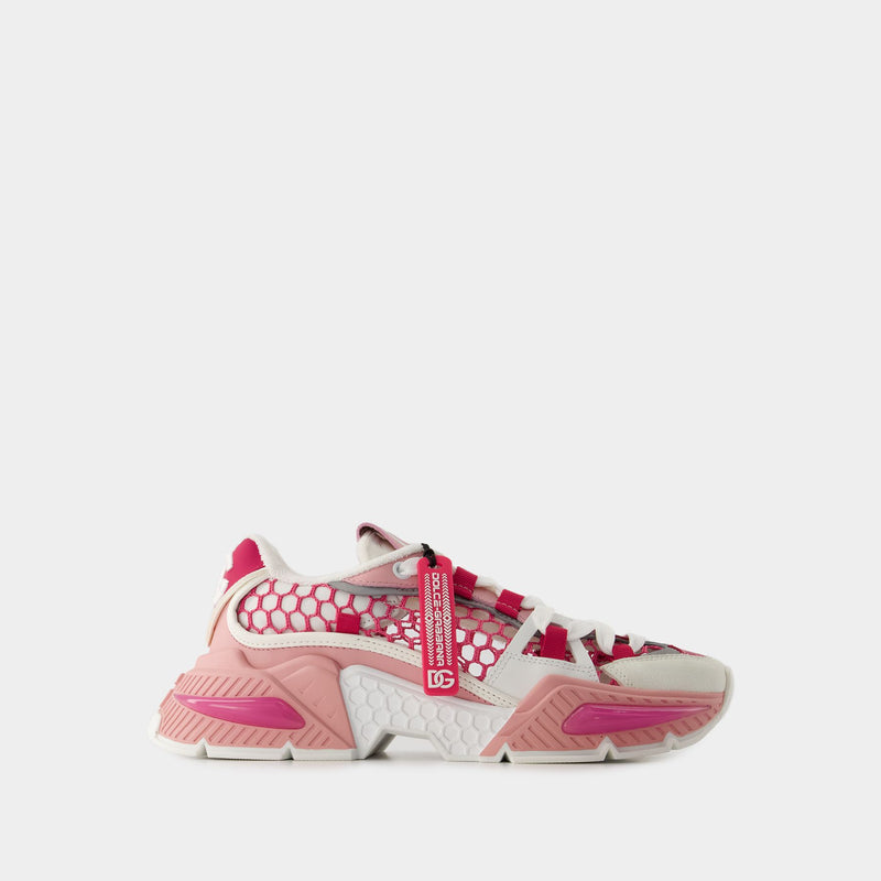 Airmaster Sneakers - Dolce&Gabbana - Polyester - White/Pink
