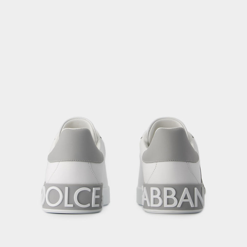 Portofino Sneakers - Dolce&Gabbana - Leather - White