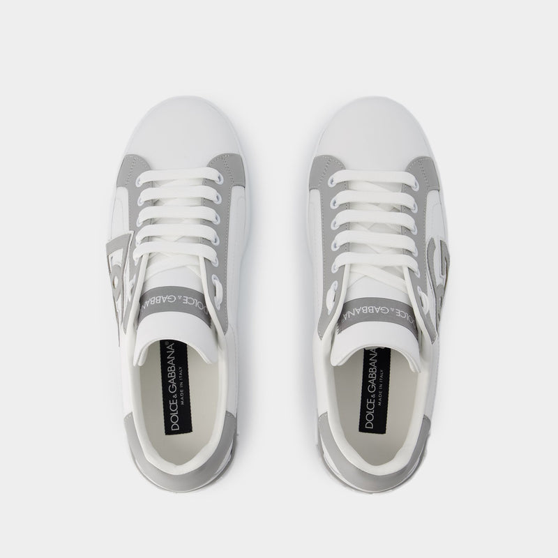 Portofino Sneakers - Dolce&Gabbana - Leather - White