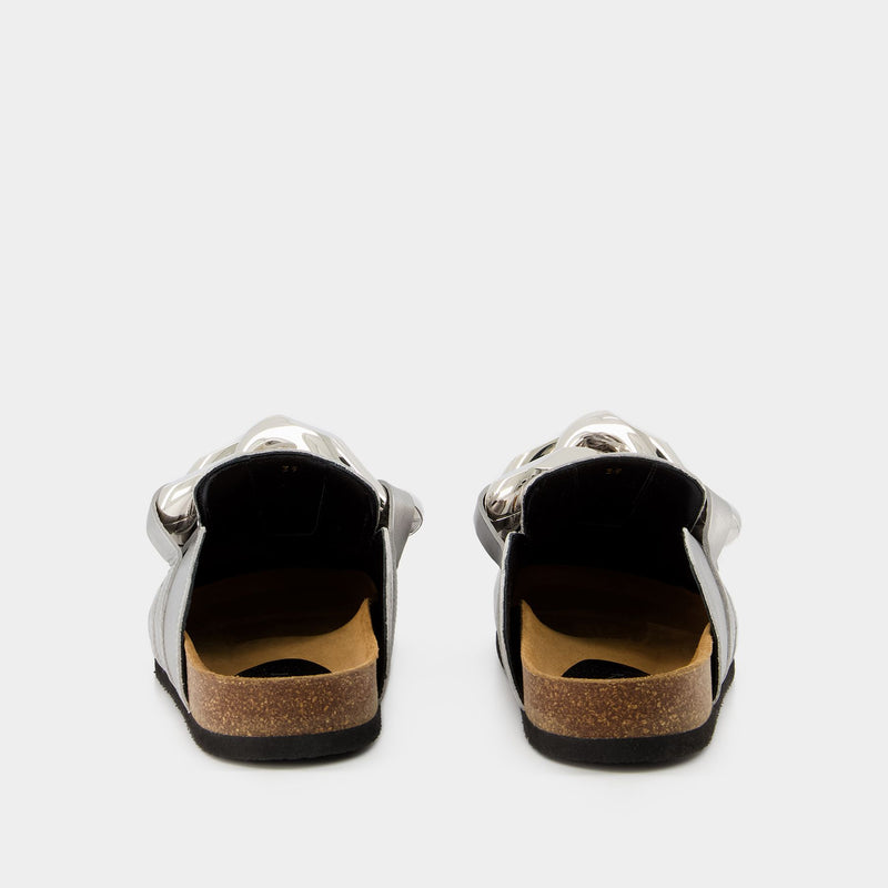 Chain Loafers - J.W. Anderson - Leather - Silver