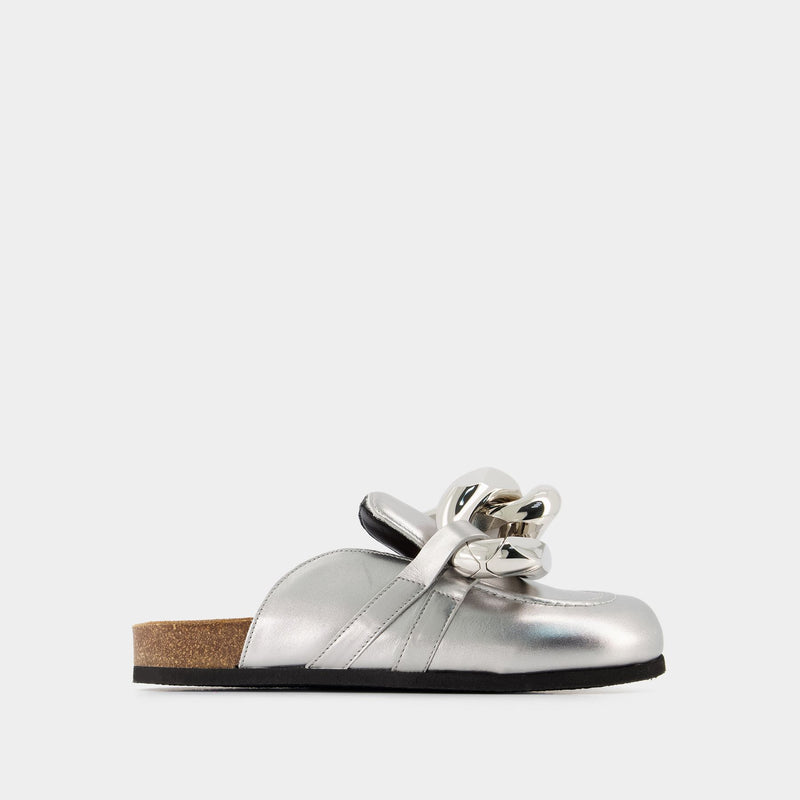 Chain Loafers - J.W. Anderson - Leather - Silver