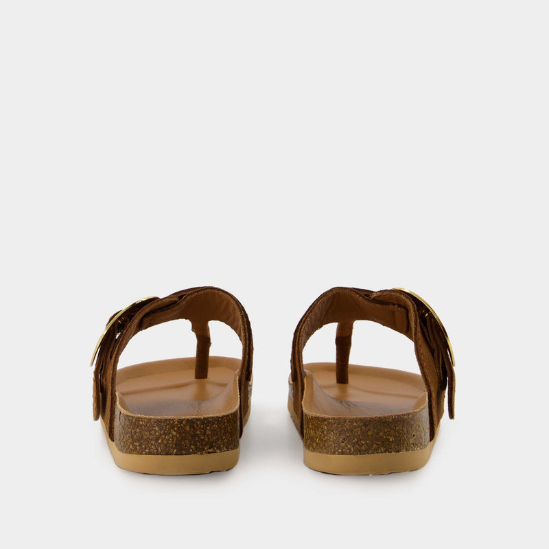 Chany Fussbett Mules - See By Chloe - Tan - Leather