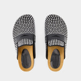Crystal Loafers - J.W. Anderson - Black - Leather