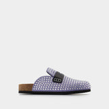 Crystal Loafers - J.W. Anderson - Purple - Leather